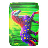 Einhorn Badematte (Vorderseite Vertikal)