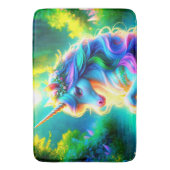 Einhorn Badematte (Vorderseite Vertikal)