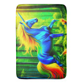 Einhorn Badematte (Vorderseite Vertikal)