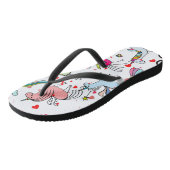 Einhorn Badesandalen (Schrägansicht)