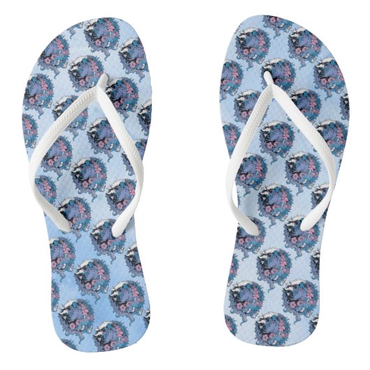 Einhorn Badesandalen (Fußbett)