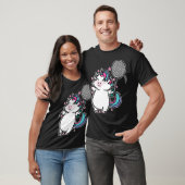 Einhorn Badminton T-Shirt (Unisex)