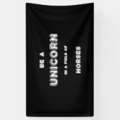 Einhorn Banner (Vertikal)
