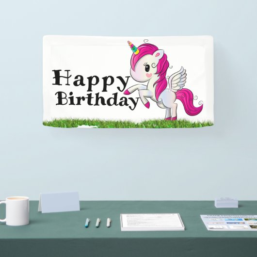 Einhorn Banner (Messe)