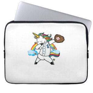 Einhorn Baseball Regenbogen Baseball Liebhaber I E Laptopschutzhülle