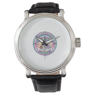Einhorn Basketball Einhorn Hüpfen Lustiges Shirt G Armbanduhr