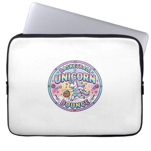 Einhorn Basketball Einhorn Hüpfen Lustiges Shirt G Laptopschutzhülle