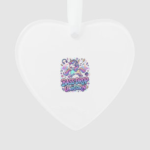 Einhorn Bass Drop Einhorn Geschenk Idee Typografie Ornament