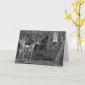 Einhorn bei Nachtpens Zeichnend Karte (Gelbe Blume)