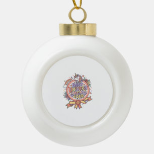Einhorn Beste Einhorn-Mutter überhaupt Whimsical Z Keramik Kugel-Ornament