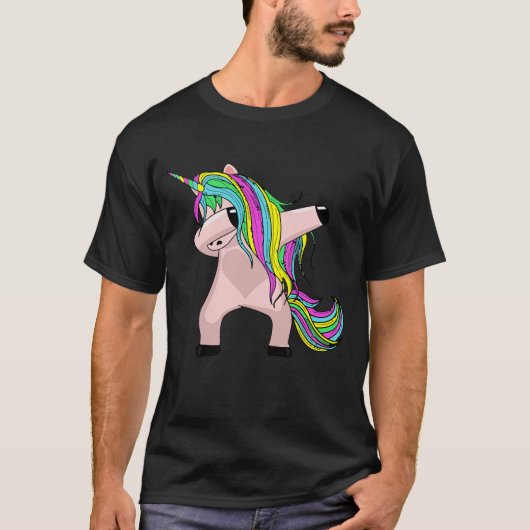 Einhorn-Betupfen T-Shirt (Vorderseite)