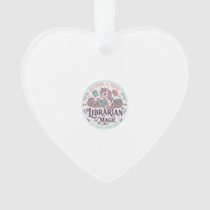 Einhorn-Bibliothekar der Magie Original-Produktgra Ornament