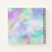 Einhorn Bicycle Monogram Sketchbook Notebook Notizblock (Rückseite)