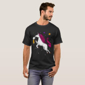 Einhorn Bierparty T-Shirt (Vorne ganz)
