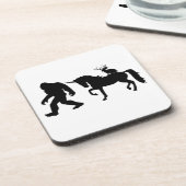 Einhorn, Bigfoot, Jackalope Getränkeuntersetzer (Linke Seite)