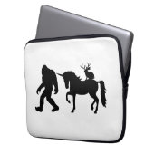 Einhorn, Bigfoot, Jackalope Laptopschutzhülle (Vorderseite Links)