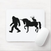 Einhorn, Bigfoot, Jackalope Mousepad (Mit Mouse)