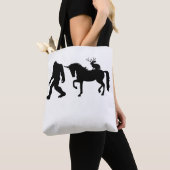 Einhorn, Bigfoot, Jackalope Tasche (Von Nahem)