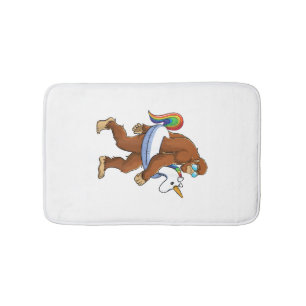 Einhorn Bigfoot Sasquatch Poolparty Jungen Mädchen Badematte