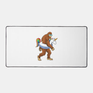 Einhorn Bigfoot Sasquatch Poolparty Jungen Mädchen Schreibtischunterlage