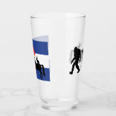 Einhorn, Bigfoot und Jackalope Glas (Links)