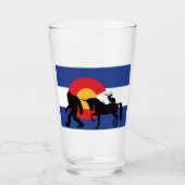 Einhorn, Bigfoot und Jackalope Glas (Vorderseite)