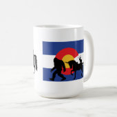 Einhorn, Bigfoot und Jackalope Kaffeetasse (VorderseiteRechts)