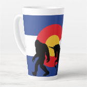 Einhorn, Bigfoot und Jackalope Milchtasse (Linke Ecke)