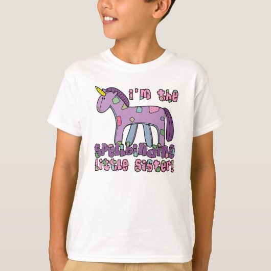 Einhorn bin ich das kleine Schwester-T-Shirt T-Shirt (Vorderseite)