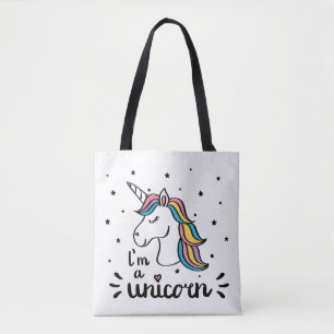 Einhorn   bin ich ein Einhorn Tasche