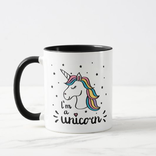 Einhorn | bin ich ein Einhorn Tasse (Links)
