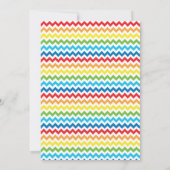 Einhorn Birthday Einladung Magischer Regenbogen (Rückseite)