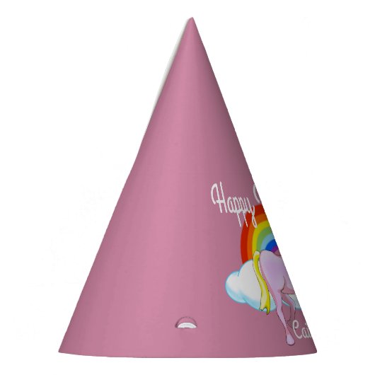 Einhorn-Birthday-Hats (individuell einstellbar) Partyhütchen (Links)