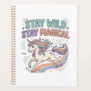 Einhorn Bleib Wild Bleib Magisch Trend Produkt Gra Planer