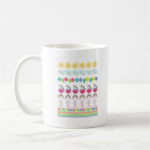 Einhorn, Blume, Balloons, Wolken, Sonne und Regenb Kaffeetasse (Links)