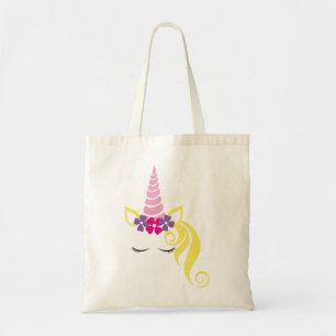 Einhorn Blume Kronen Horn Magie Tragetasche