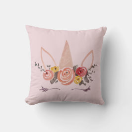 Einhorn-Blume-Kronenwurfkissen Kissen