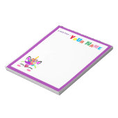 Einhorn-Blume Notizblock (Rotiert)