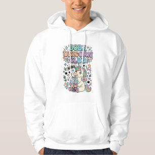 Einhorn Boba Einhorn Club Kawaii Schriftzug Design Hoodie