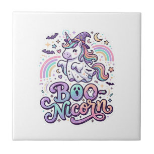 Einhorn Boo-Einhorn Premium Vektor Vektordesign_1 Fliese