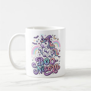 Einhorn Boo-Einhorn Premium Vektor Vektordesign_1 Kaffeetasse