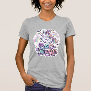 Einhorn Boo-Einhorn Premium Vektor Vektordesign_1 T-Shirt