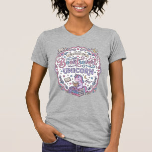 Einhorn Booktrovert Einhorn Spielerei Süßes Gesche T-Shirt