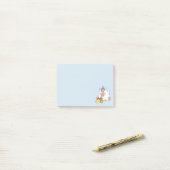 Einhorn-Bücherwurm Post-it Klebezettel (Auf Schreibtisch)