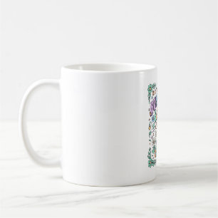 Einhorn Bunnycorn Garten Kawaii Typografie Design_ Kaffeetasse