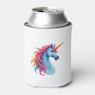 Einhorn Buntes Tie-Dye Einhorn Pferd T-Shirt, Sm Dosenkühler