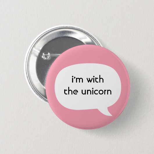 Einhorn Button (Vorne & Hinten)