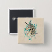 Einhorn Button (Vorne & Hinten)