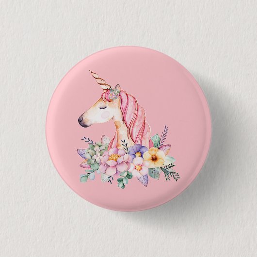Einhorn Button (Vorderseite)