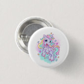 Einhorn Button (Vorne & Hinten)